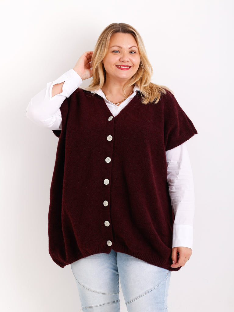SAMIRA Curvy Size Pullunder / Strickweste - verschiedene Farben