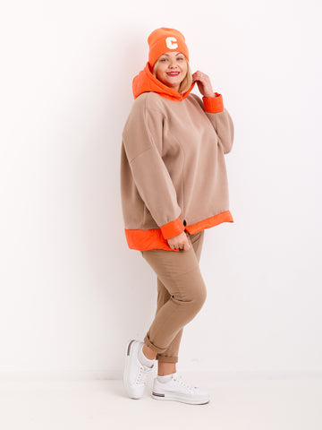 TESSA Curvy Size Hoodie - verschiedene Farben