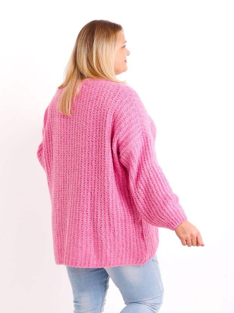 MEGAN Curvy Size Pullover - verschiedene Farben