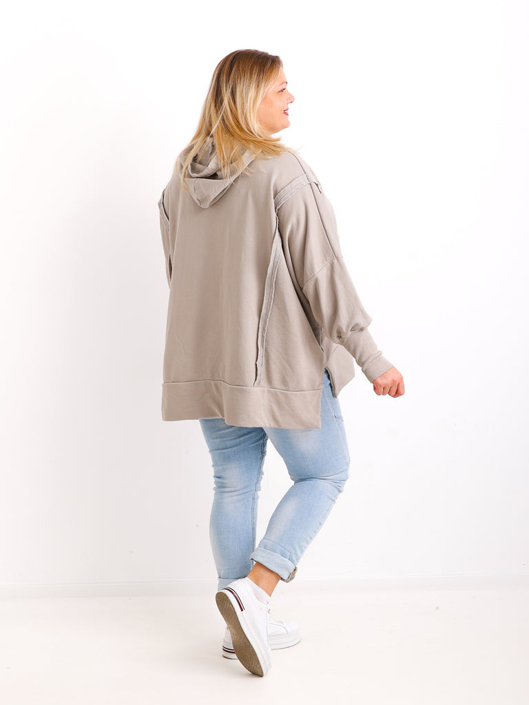 MAJA Curvy Size Hoodie - verschiedene Farben