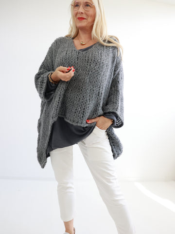 COZY ME Oversize Strickpullover - verschiedene Farben