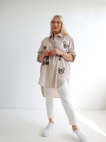 GRACIE Oversize Bluse - verschiedene Farben