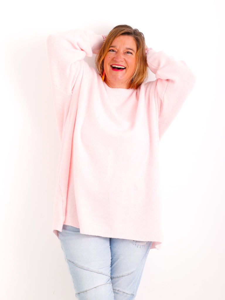 Curvy Size Strickpullover AMELIRA – Kuscheliger Oversize-Look – Gr. 42–48