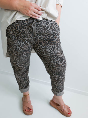 TONEY Plus Size Jogpants - braun