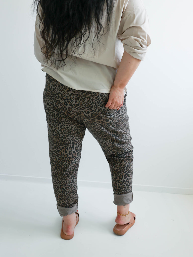 TONEY Plus Size Jogpants - braun