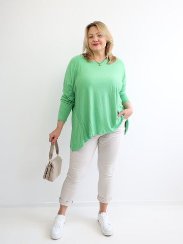 MELINA Plus Size Longsleeve - verschiedene Farben
