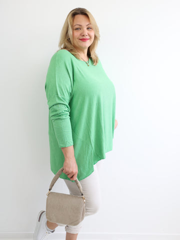 MELINA Plus Size Longsleeve - verschiedene Farben