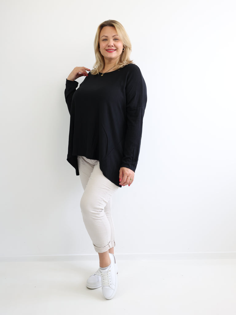 MELINA Plus Size Longsleeve - verschiedene Farben