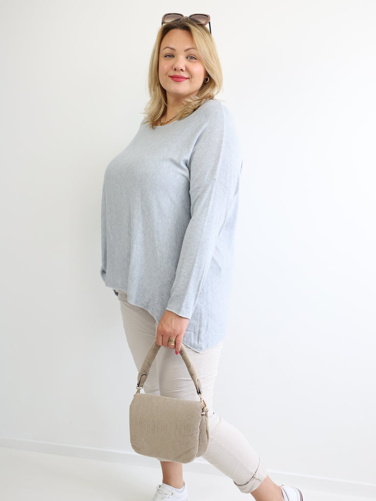 MELINA Plus Size Longsleeve - verschiedene Farben