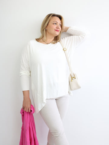 MELINA Plus Size Longsleeve - verschiedene Farben