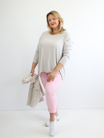MELINA Plus Size Longsleeve - verschiedene Farben