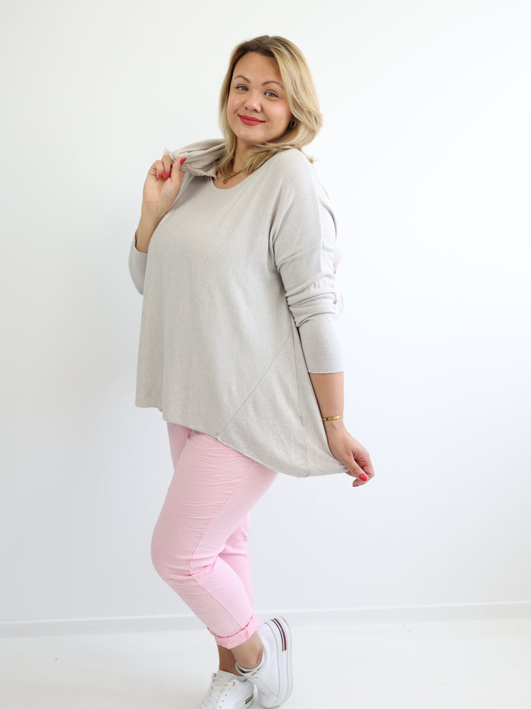 MELINA Plus Size Longsleeve - verschiedene Farben