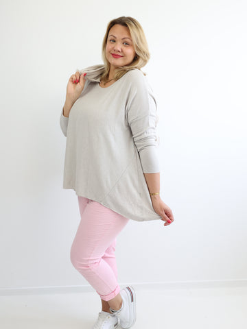 MELINA Plus Size Longsleeve - verschiedene Farben
