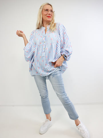 MINA Musselin Bluse - verschiedene Farben