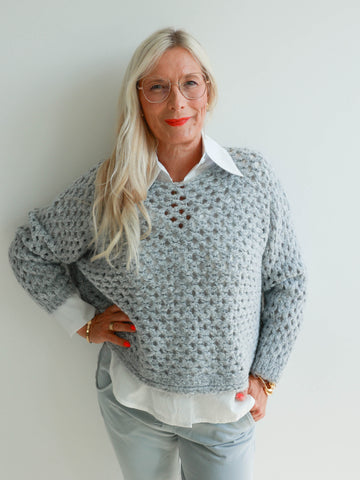 SONJA Pullover - grau