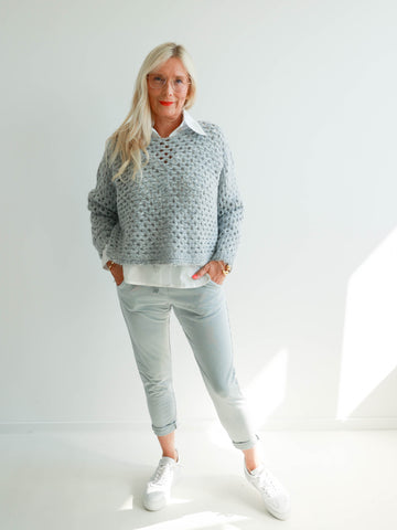 SONJA Pullover - grau