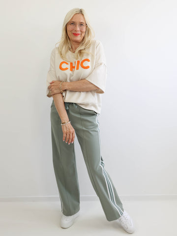 LIVIA Oversize Kurzarm Sweatshirt - verschiedene Farben
