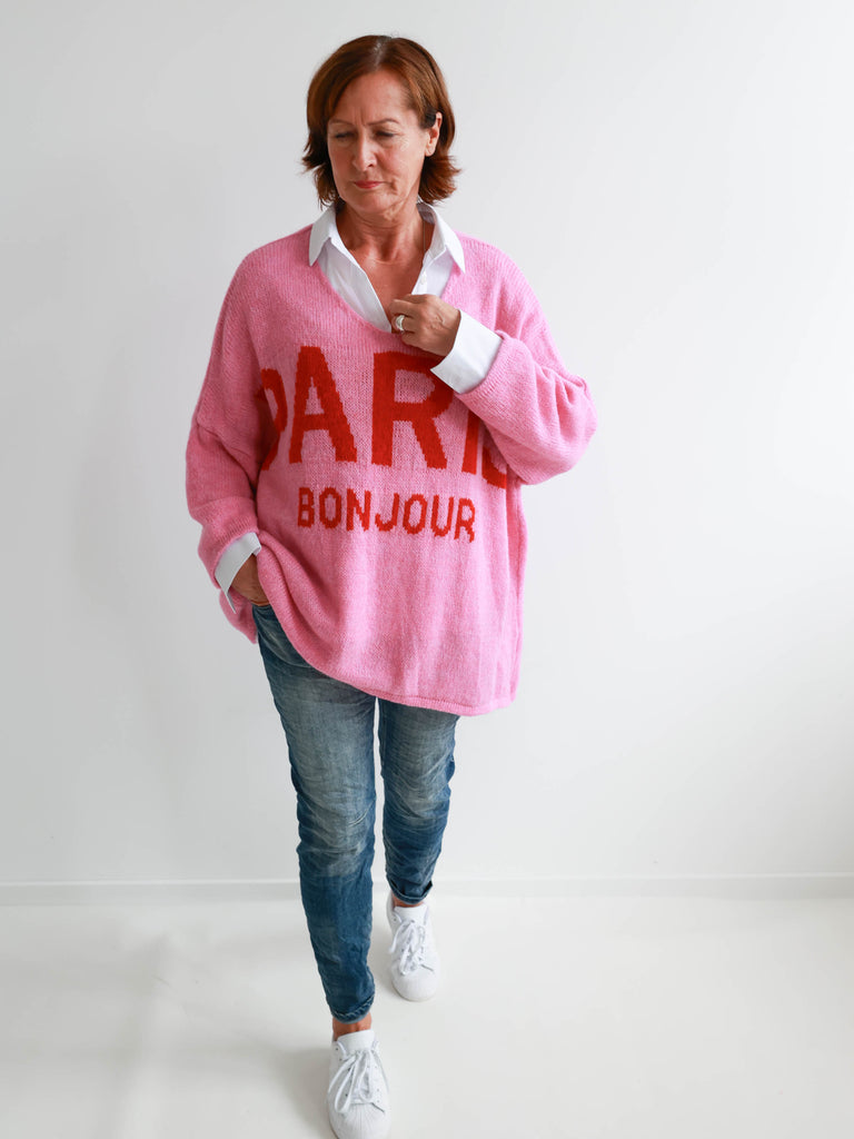 PARIS Oversize Pullover - verschiedene Farben