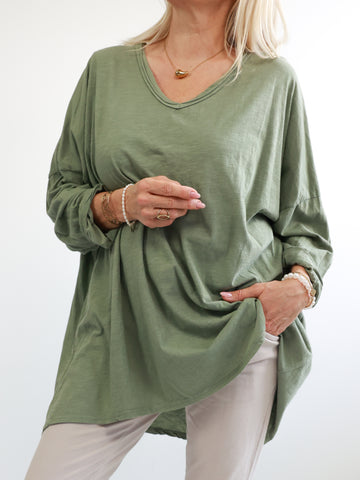 CARO XXL Longsleeve - verschiedene Farben