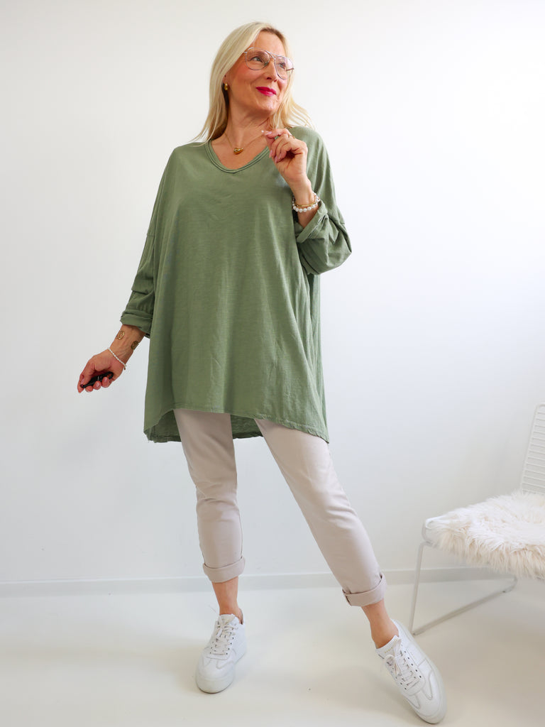 CARO XXL Longsleeve - verschiedene Farben