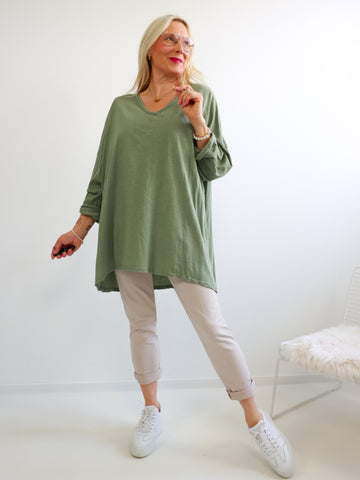 CARO XXL Longsleeve - verschiedene Farben