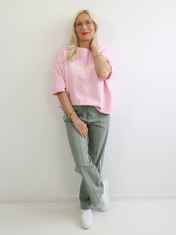 Amira Oversize Kurzarm Sweatshirt - verschiedene Farben