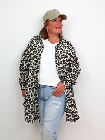 CHRISTINA Oversize Musselin Bluse - verschiedene Farben