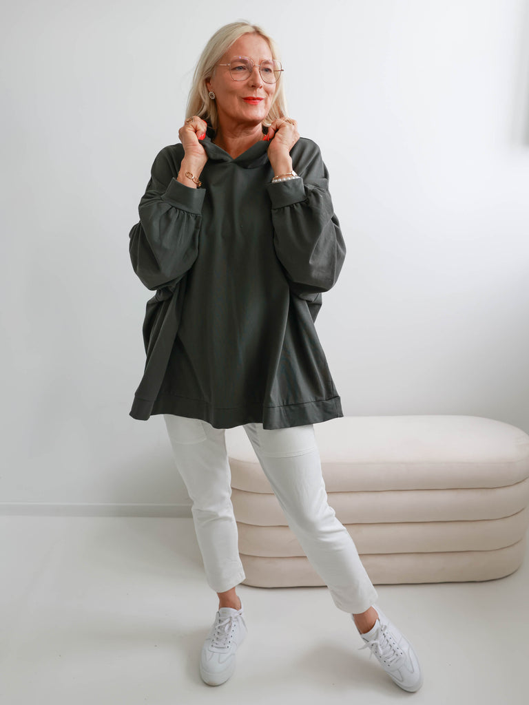 GRETA Plus Size Hoodie - verschiedene Farben