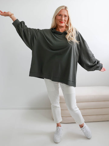 GRETA Plus Size Hoodie - verschiedene Farben