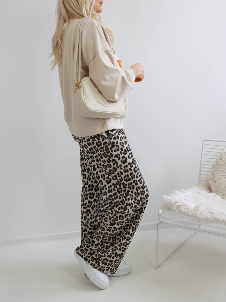 NICO Sweat Marlenehose  - leo