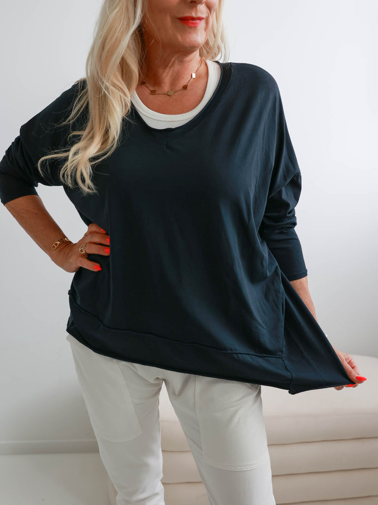 NESSA Oversize Shirt - verschiedene Farben