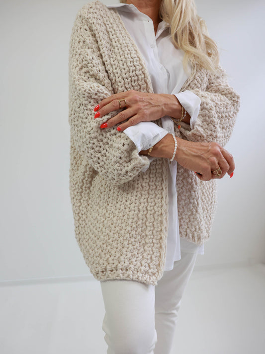 AUDIE Cardigan - beige