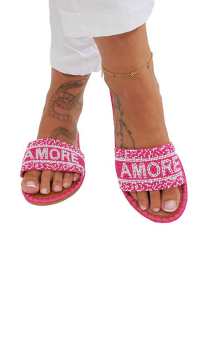 AMORE Pantolette - pink