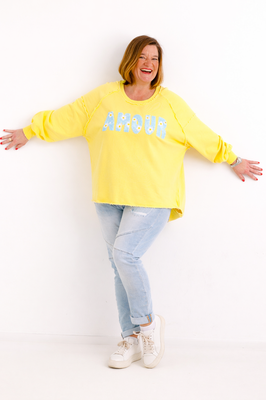 Sweatshirt AMOUR - One Size 38-48