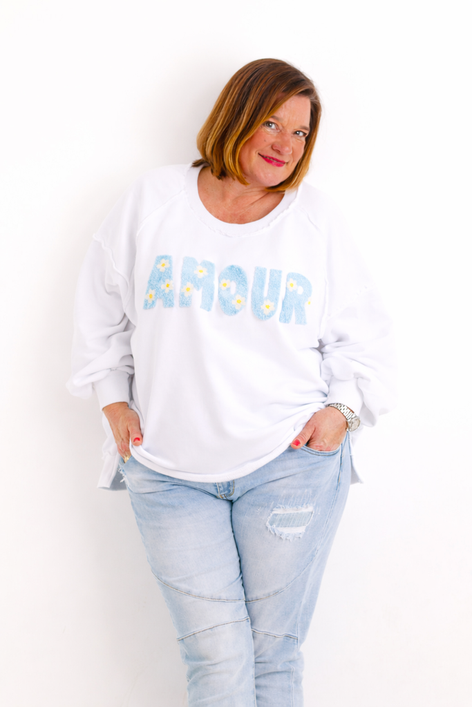Sweatshirt AMOUR - One Size 38-48