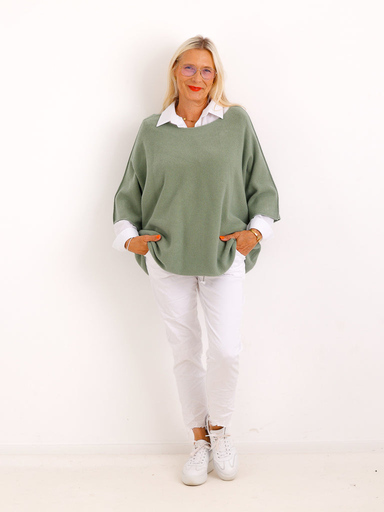 Feinstrick Pullover JETTE.S – Weicher Oversize Strick – Gr. 38-48