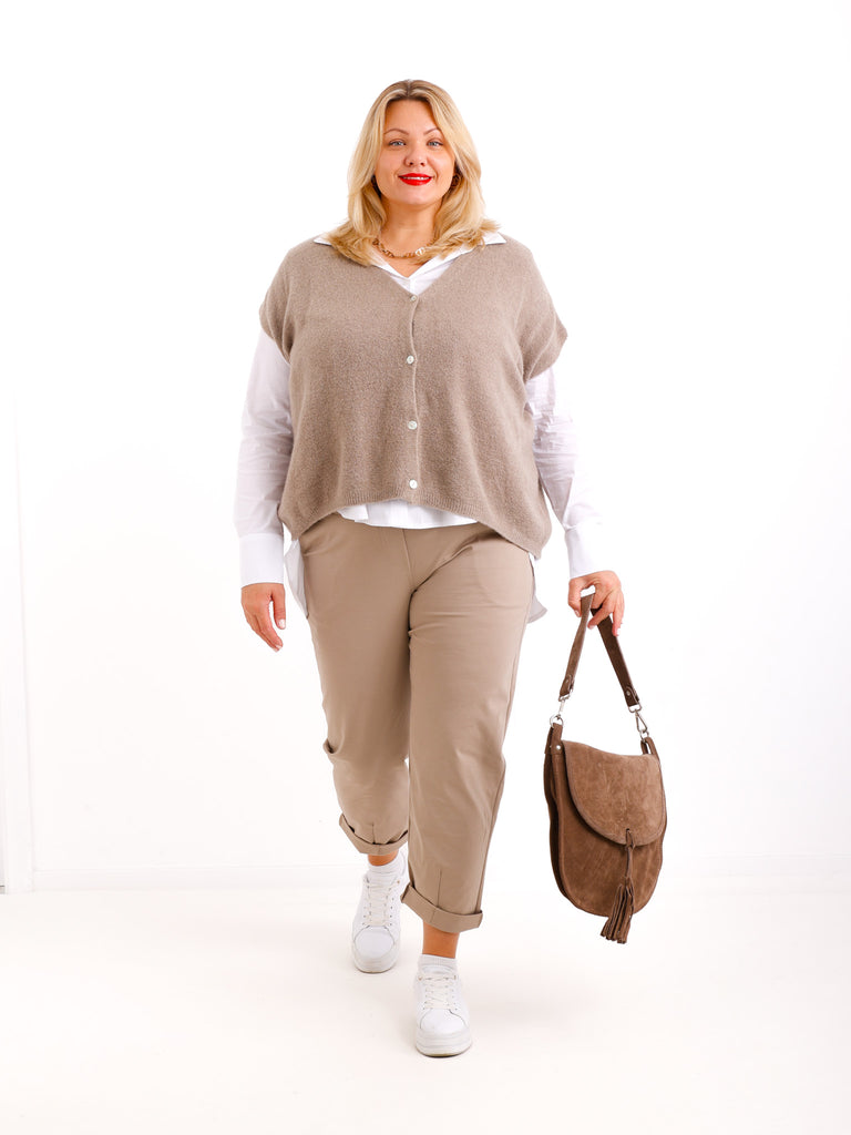 GELI Oversize Pullunder / Strickweste - verschiedene Farben