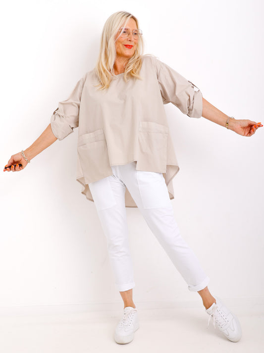 MAYA Oversize Bluse -  verschiedene Farben