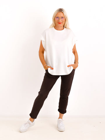 Oversize-T- Shirt AVI.S – Kastiger Schnitt mit raffinierten Ärmeldetails – Gr. 38–46