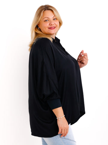 LAURA oversize Blusen-Shirt - verschiedene Farben