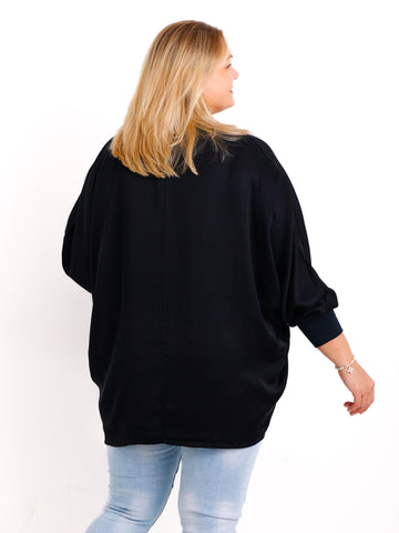 LAURA oversize Blusen-Shirt - verschiedene Farben