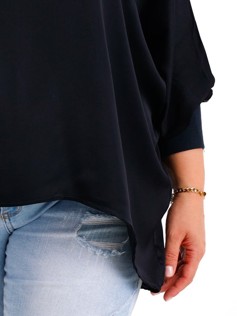 LAURA oversize Blusen-Shirt - verschiedene Farben