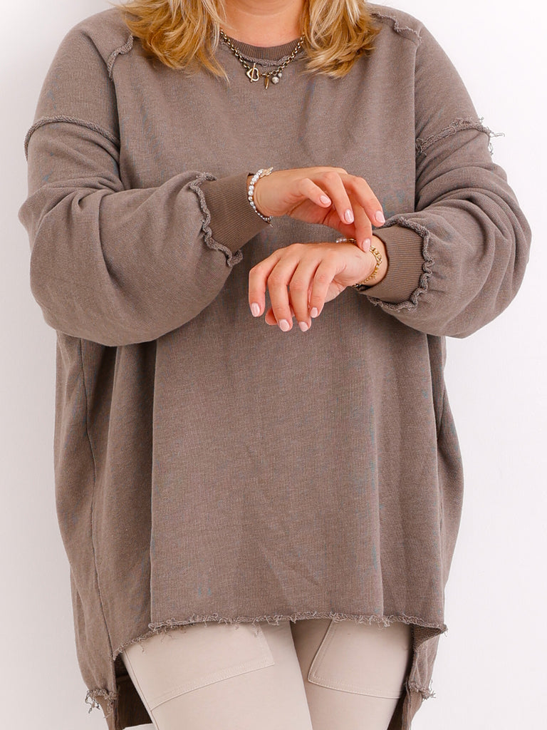 LENI Curvy Size Sweater - verschiedene Farben