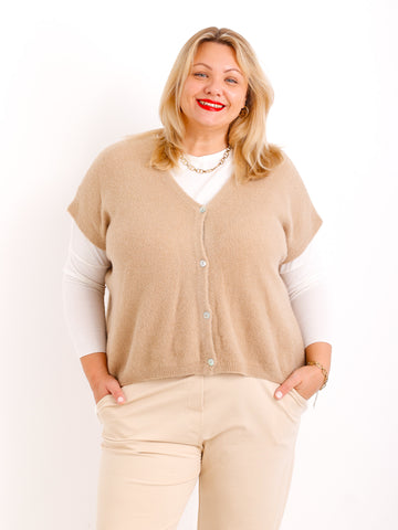 GELI Oversize Pullunder / Strickweste - verschiedene Farben