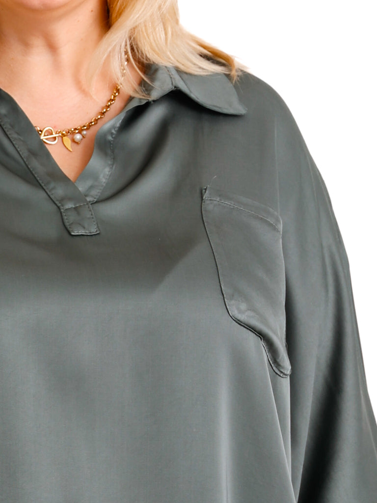 LAURA oversize Blusen-Shirt - verschiedene Farben