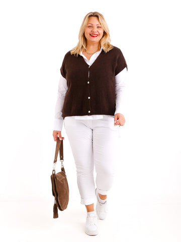 GELI Oversize Pullunder / Strickweste - verschiedene Farben