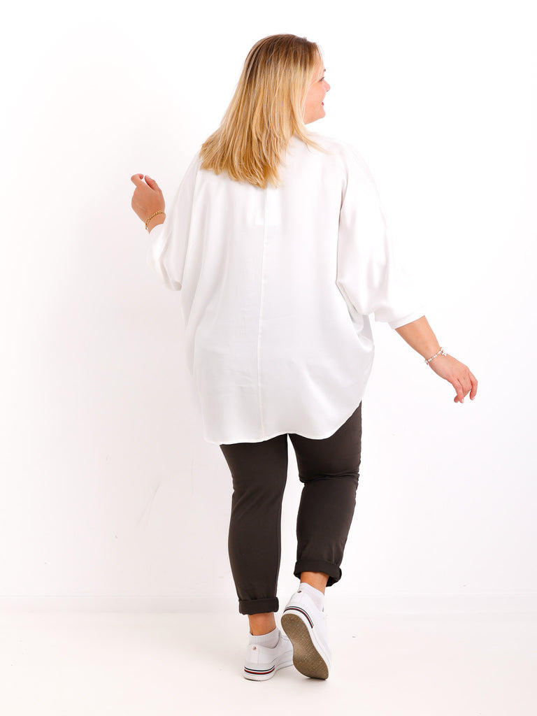 LAURA oversize Blusen-Shirt - verschiedene Farben