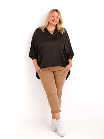 LAURA oversize Blusen-Shirt - verschiedene Farben