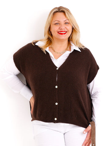 GELI Oversize Pullunder / Strickweste - verschiedene Farben