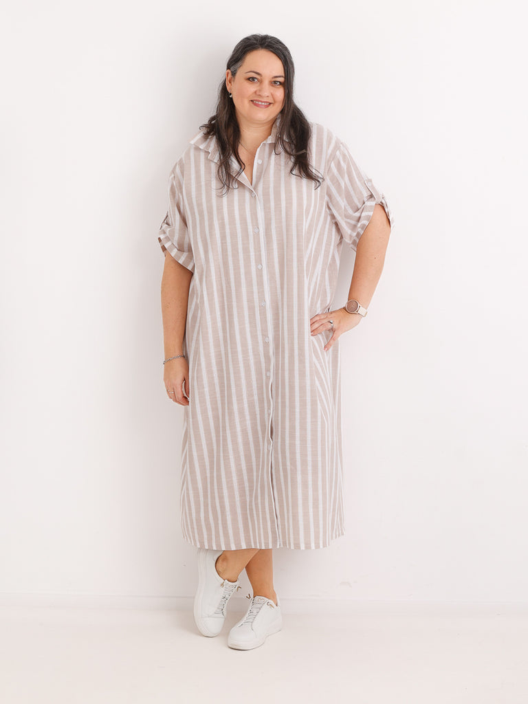 HAILY.S Blusenkleid | Curvy One Size 42-50